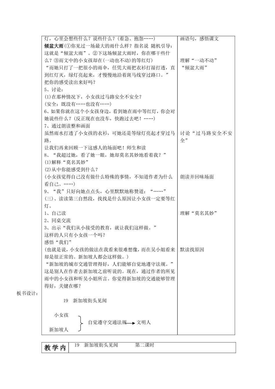 《新加坡街头见闻》教学设计_第2页