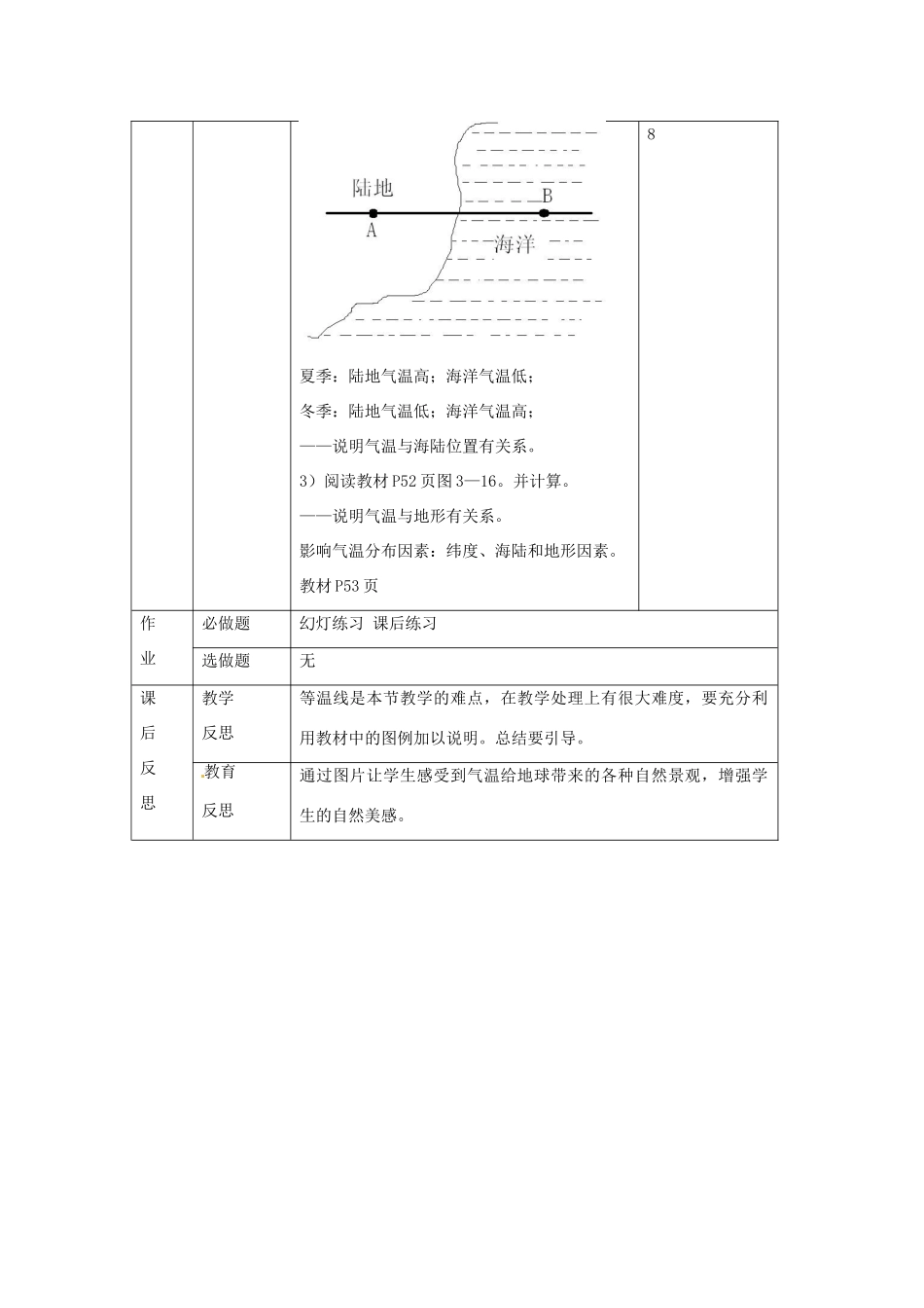 七年级地理上册 3.2 气温与气温的分布教案（2）（新版）新人教版-（新版）新人教版初中七年级上册地理教案_第3页