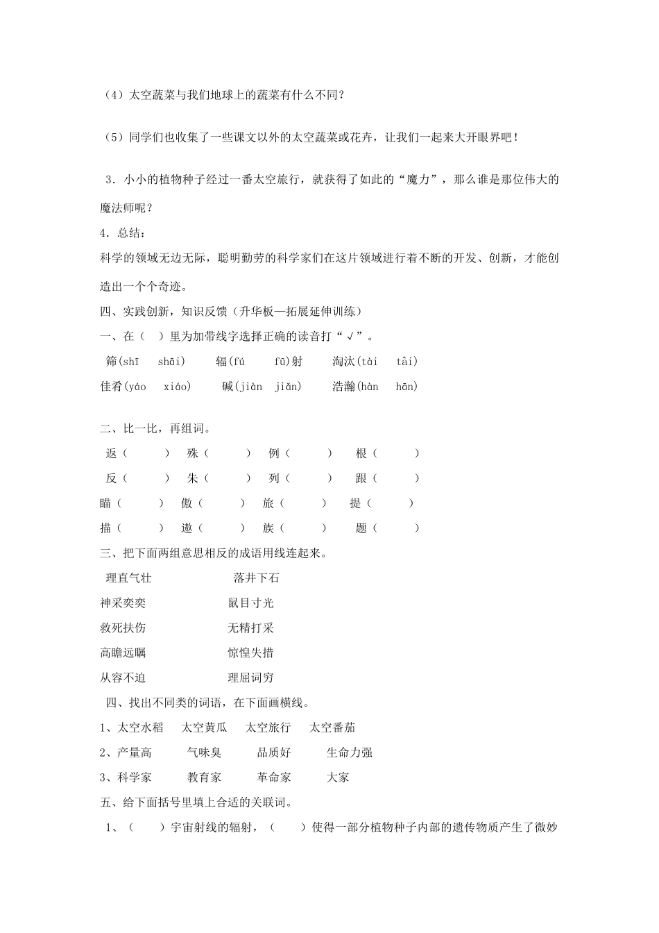 四年级语文上册 飞船上的特殊乘客教案 人教新课标版_第2页