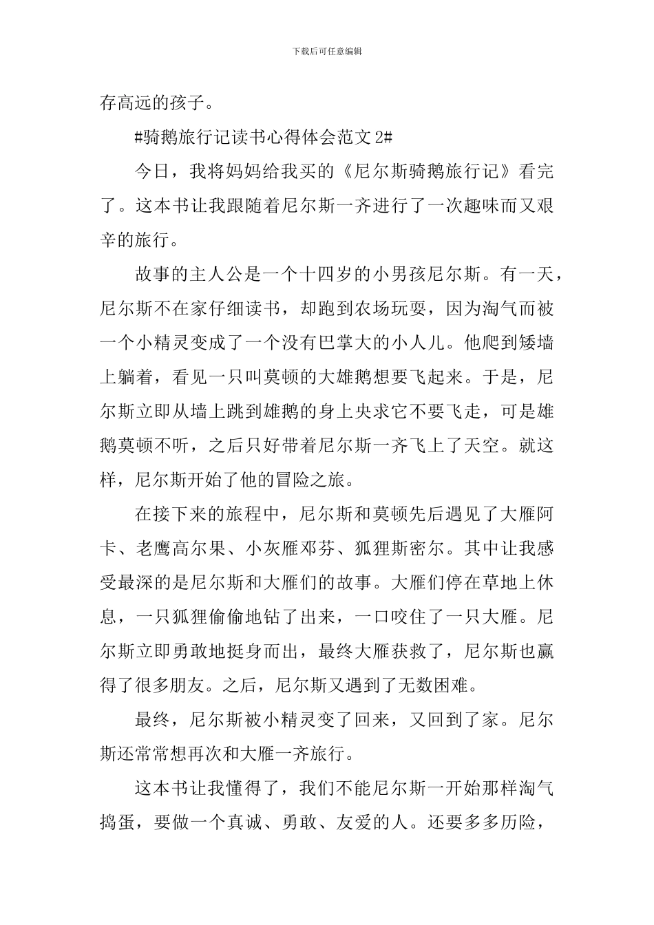 骑鹅旅行记读书心得体会_第3页