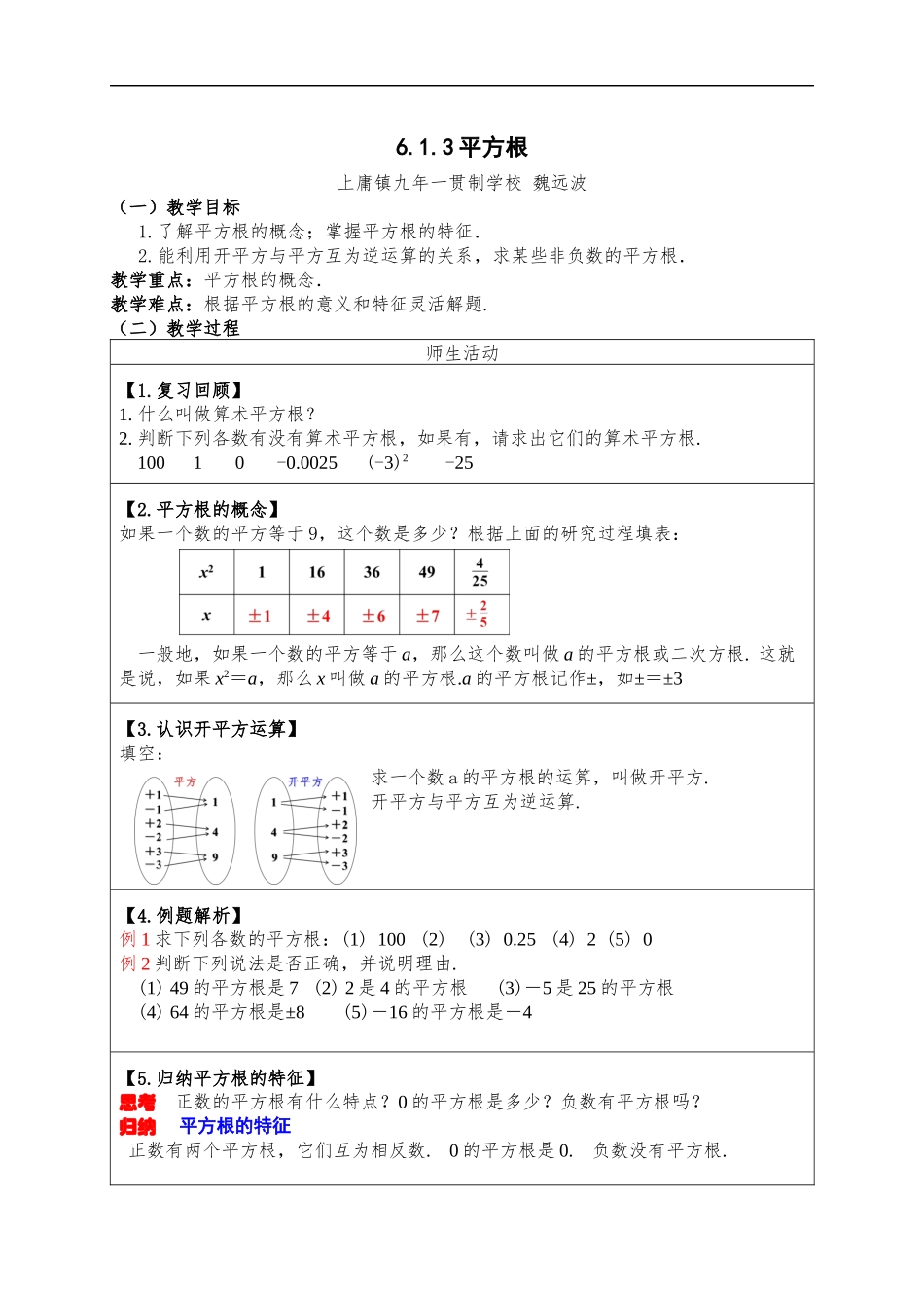 6.1.3平方根-(2)_第1页