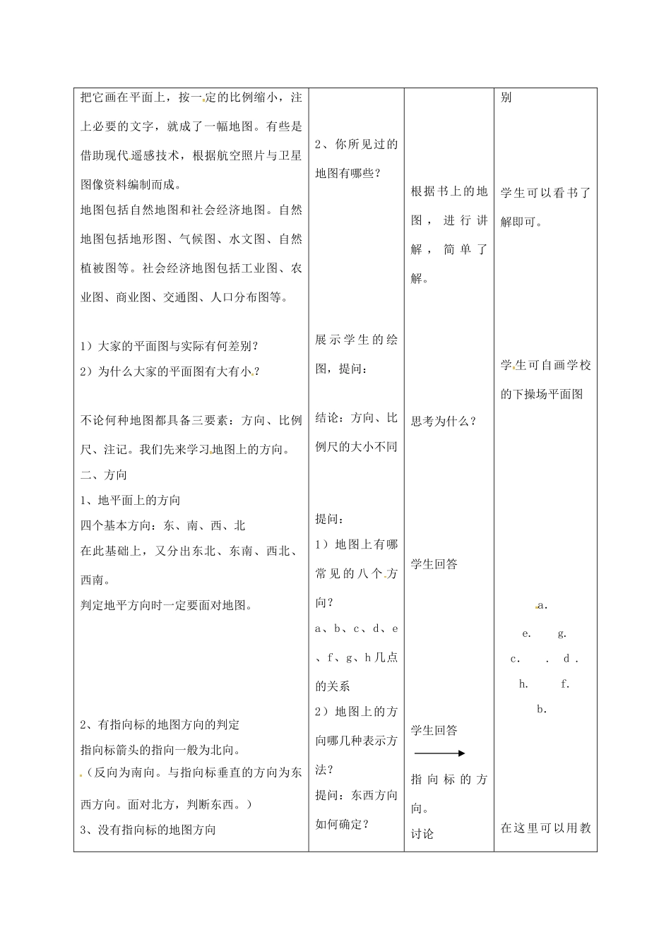 七年级地理上册 1.2 我们怎样学地理（第1课时）教案 湘教版-湘教版初中七年级上册地理教案_第2页