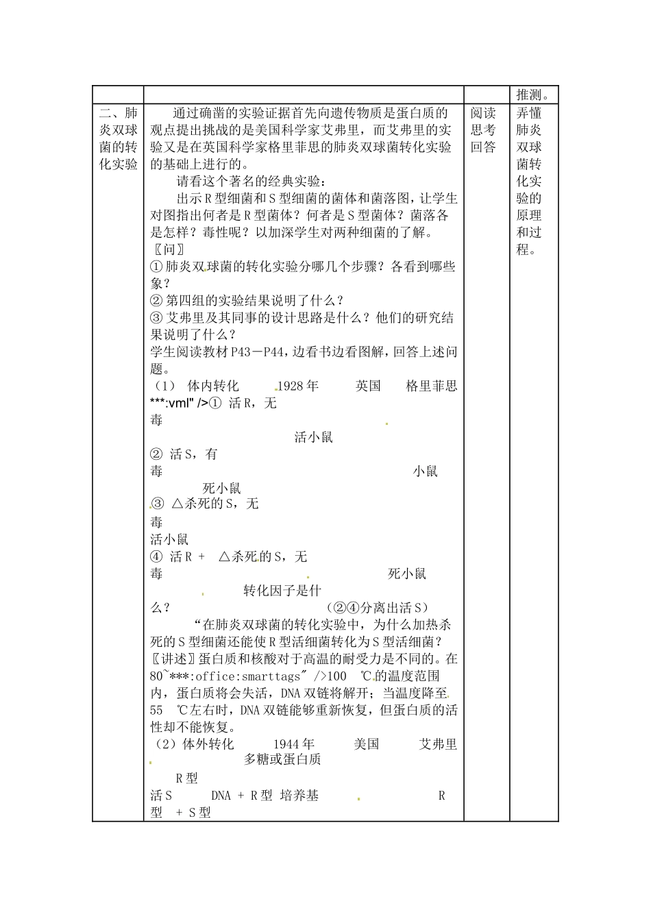 《3-1-DNA是主要的遗传物质》教学案2_第2页