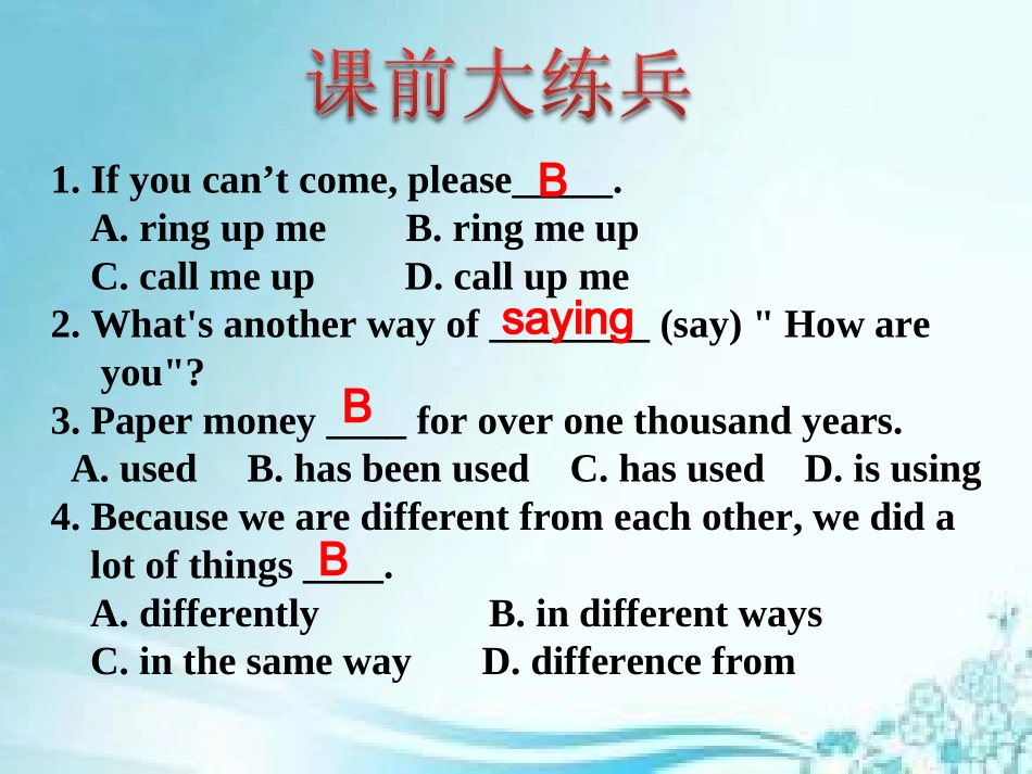 Lesson40BodyLanguage-(2)_第1页