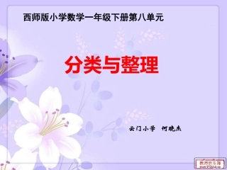 综合与实践：分一分