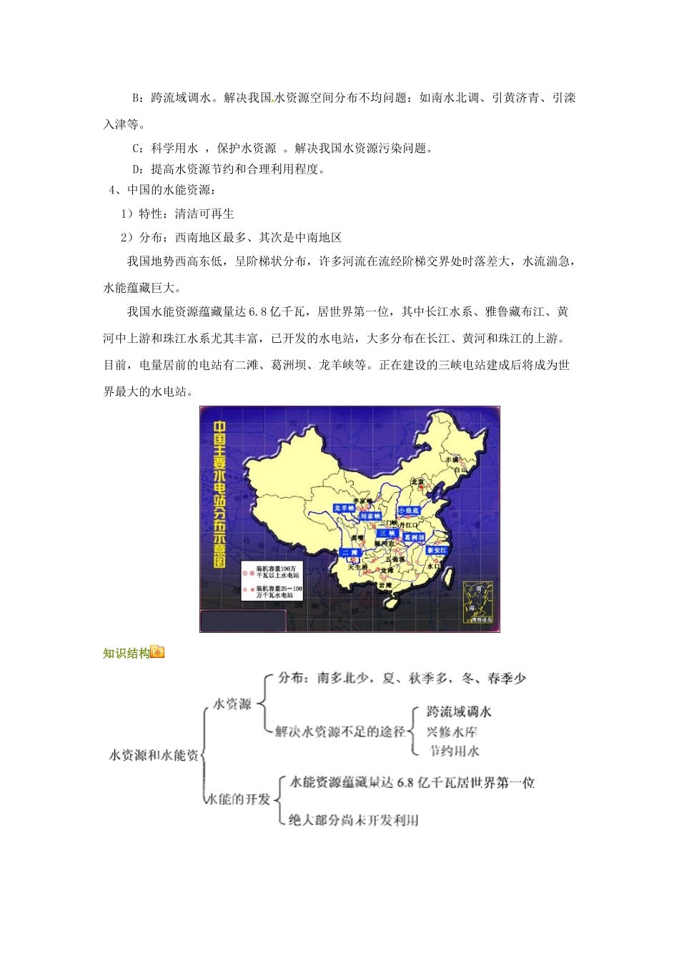 山东省临沂县2012-2013学年八年级地理 中国的水资源教案_第2页