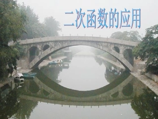 二次函数的应用(1)