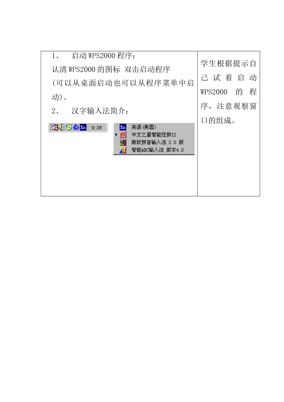 七年级信息技术上册 第16课时 汉字输入教案 科教版_第2页