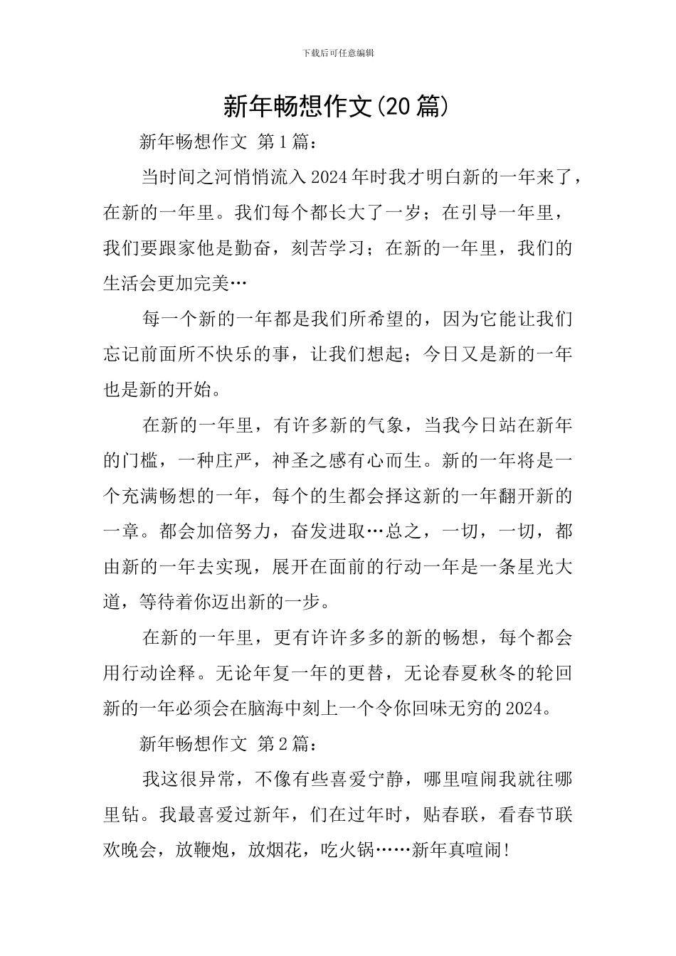 新年畅想作文_第1页