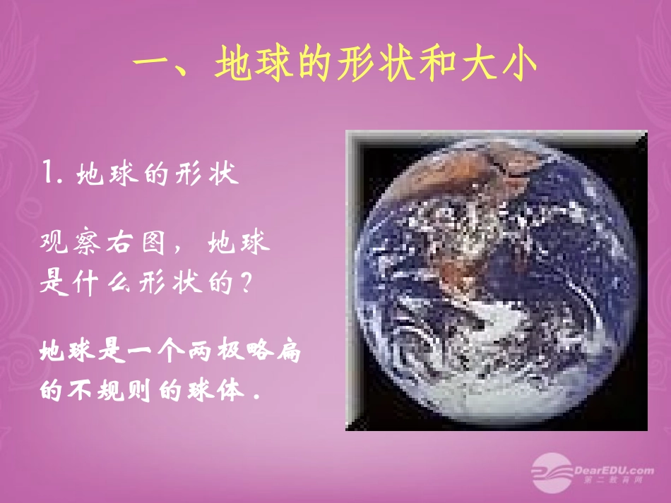 七年级地理上册 1.1 地球和地球仪课件 （新版）新人教版_第2页