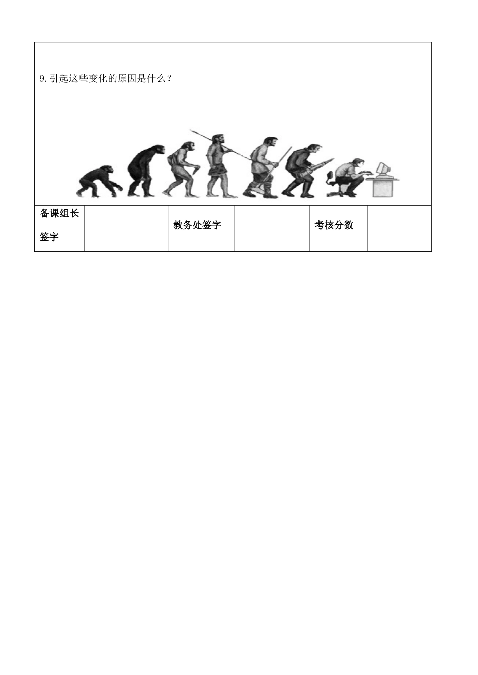 七年级生物下1第一章人的由来 第一节人类的起源和发展人教版_第3页