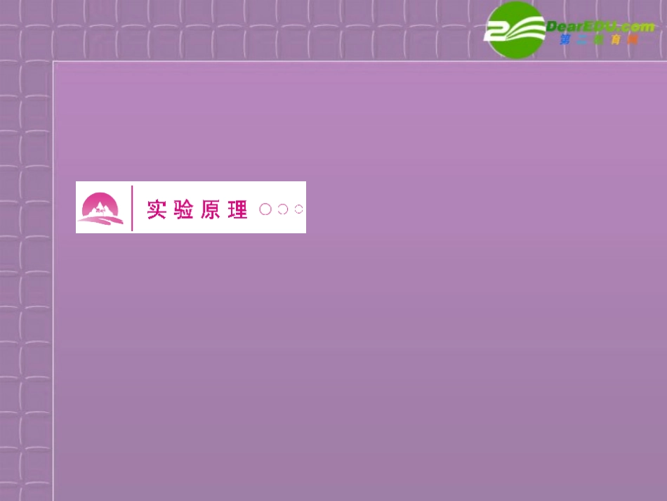 福建省2012高三物理一轮复习-14.3实验十五-用油膜法估测分子的大小课件_第3页