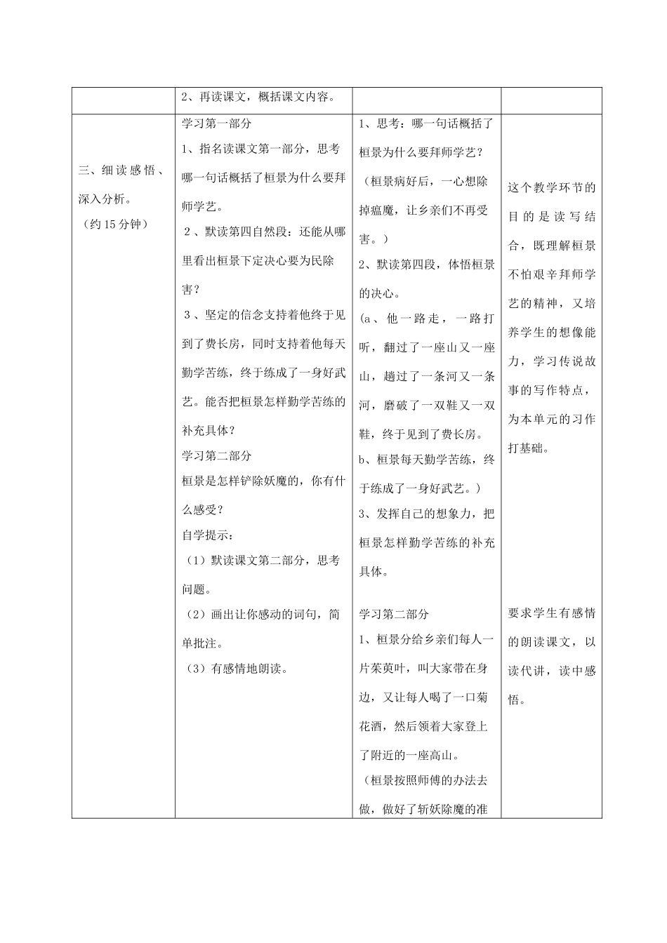 四年级语文上册 29.重阳节的传说（1）教案 语文S版-语文S版小学四年级上册语文教案_第3页