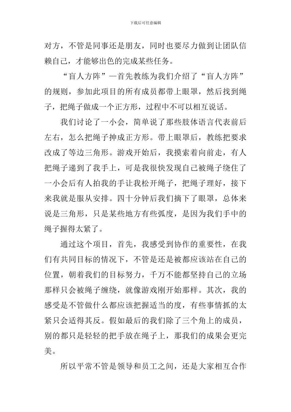 公司团建活动总结报告_第2页