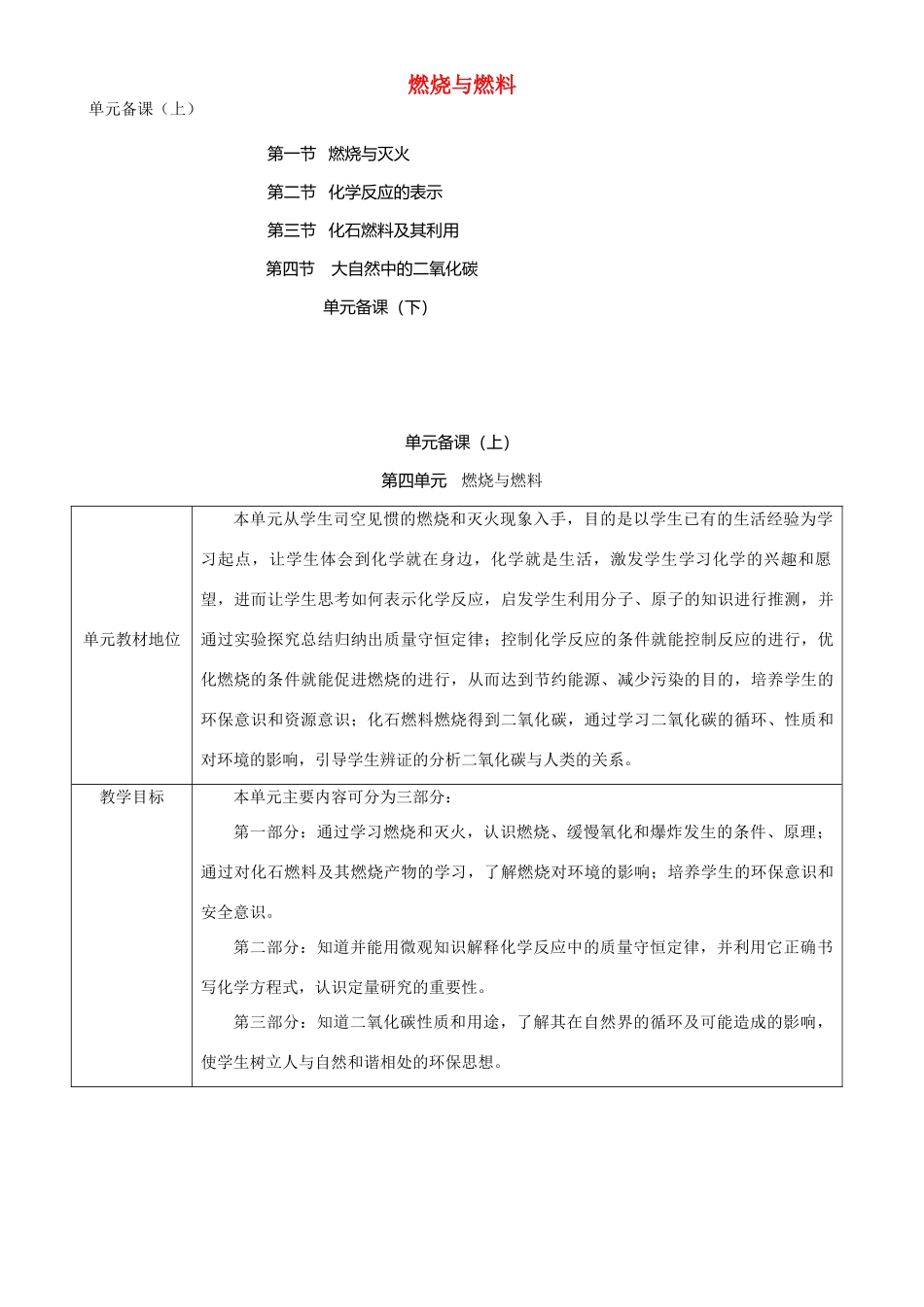 九年级化学 第3单元 我们周围的空气精品教案 鲁教版_第1页