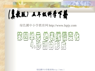 14沙洲的形成