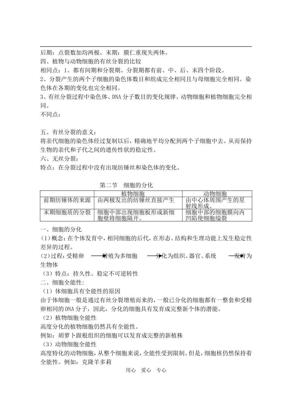 新课标高一生物必修一全套学案(知识整理)-新人教  第6章学案_第2页