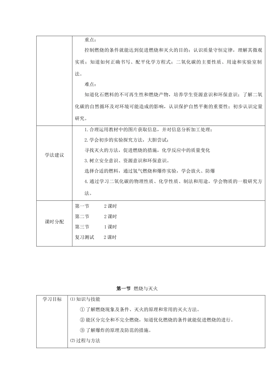 九年级化学上册 第三单元我们周围的空气教案 鲁教版_第2页
