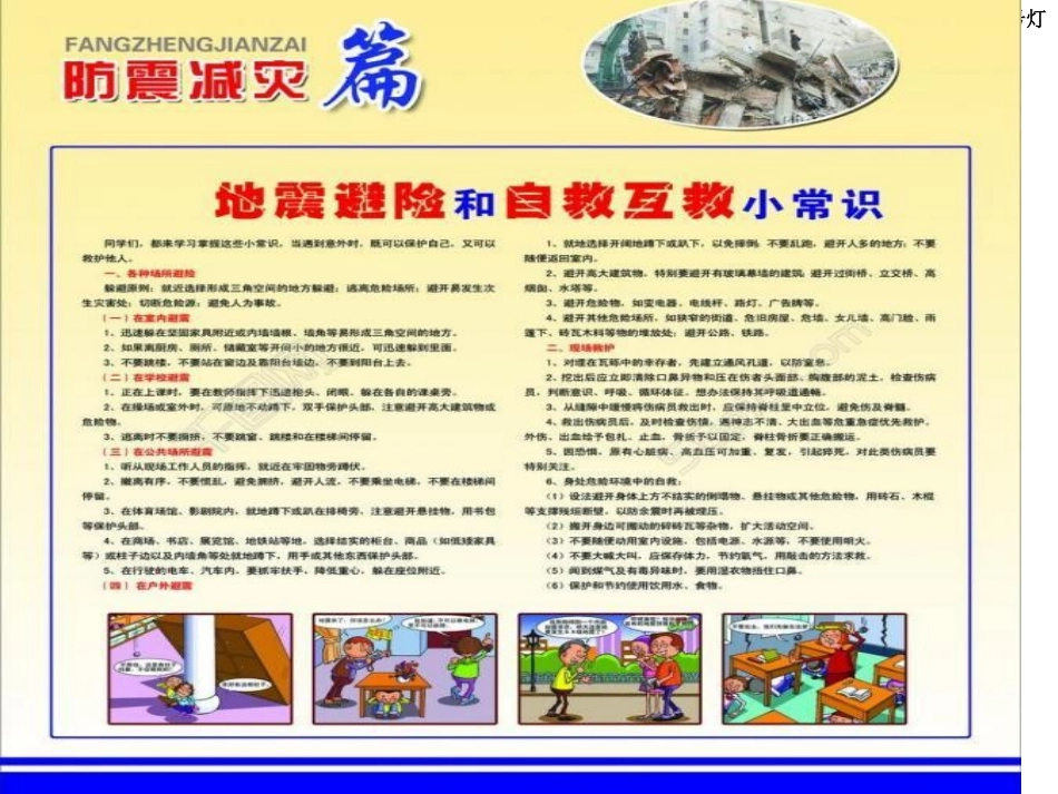 防震减灾主题班会_第2页