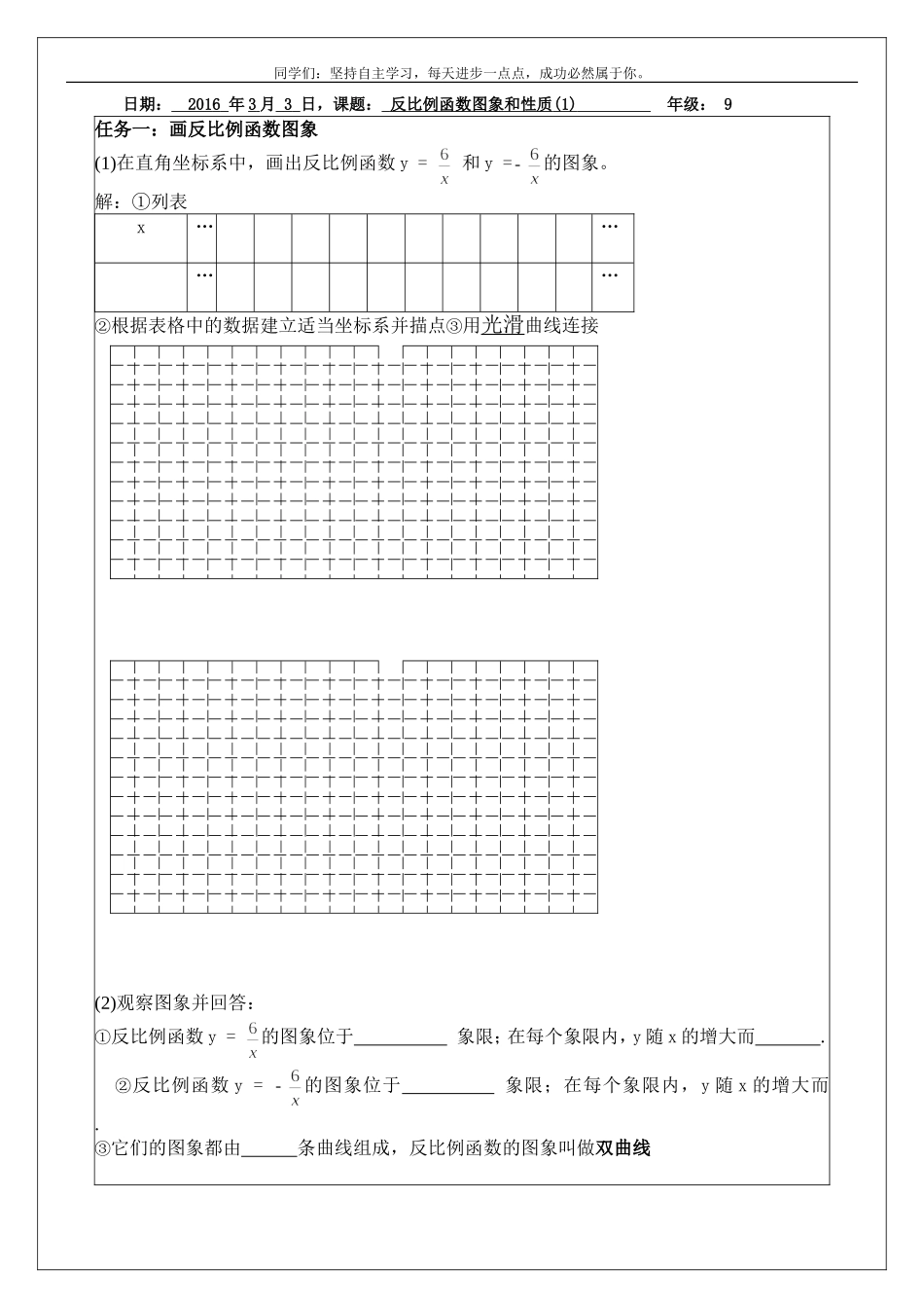 反比例函数性质_第1页