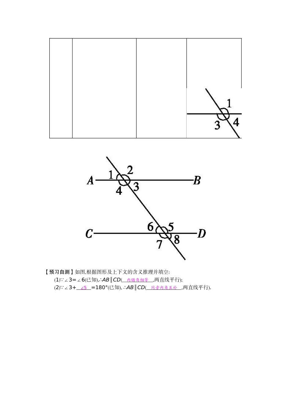 作业：平行线与相交线_第2页
