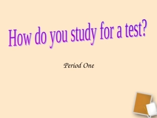 浙江省杭州市三墩中学九年级英语《Unit-1-How-do-you-study-for-a-test》课件(1)-人教新目标版