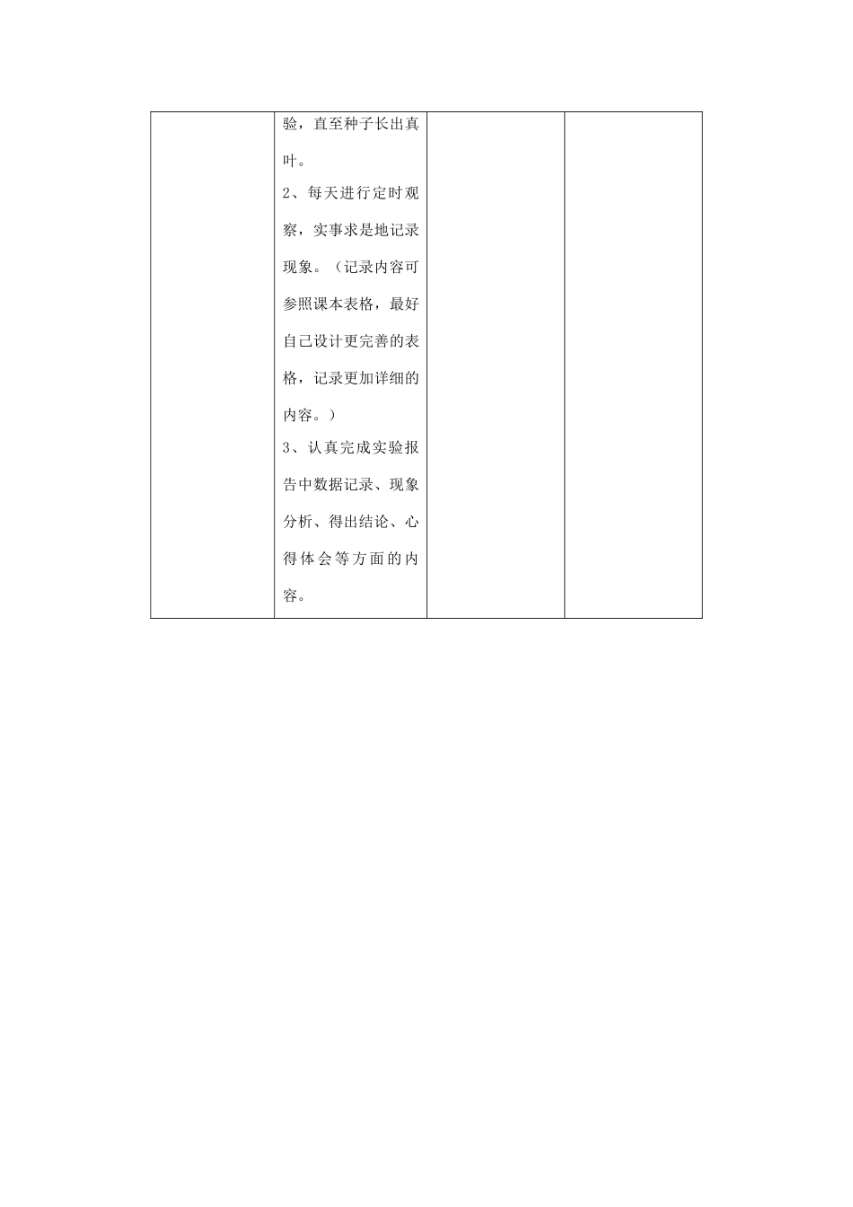 七年级生物《探究种子萌发的条件》教案2_第3页