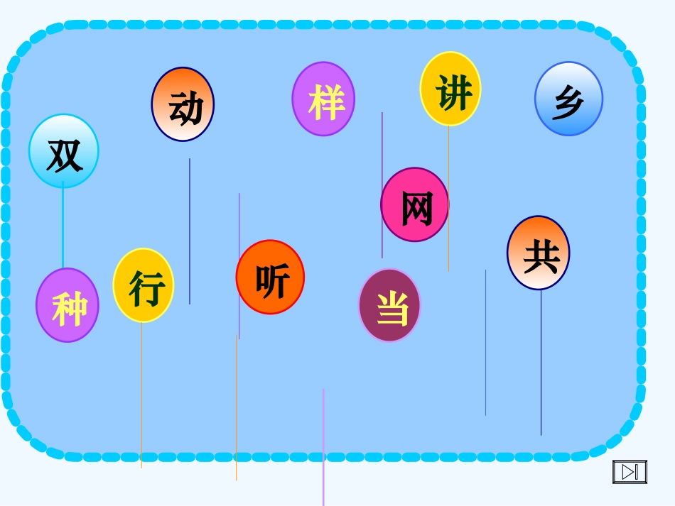 (部编)人教语文2011课标版一年级下册《写字表》课件-(2)_第2页