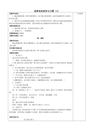 培养良好的学习习惯6