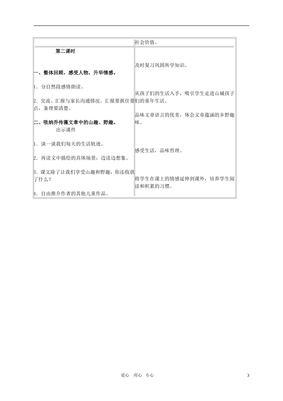 六年级语文上册 挑柴教案 冀教版_第3页