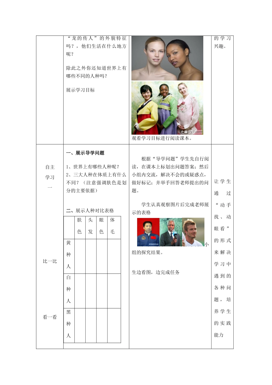 七年级地理上册 第5章 第2节 世界的人种、语言和宗教教案 （新版）商务星球版1-（新版）商务星球版初中七年级上册地理教案_第2页
