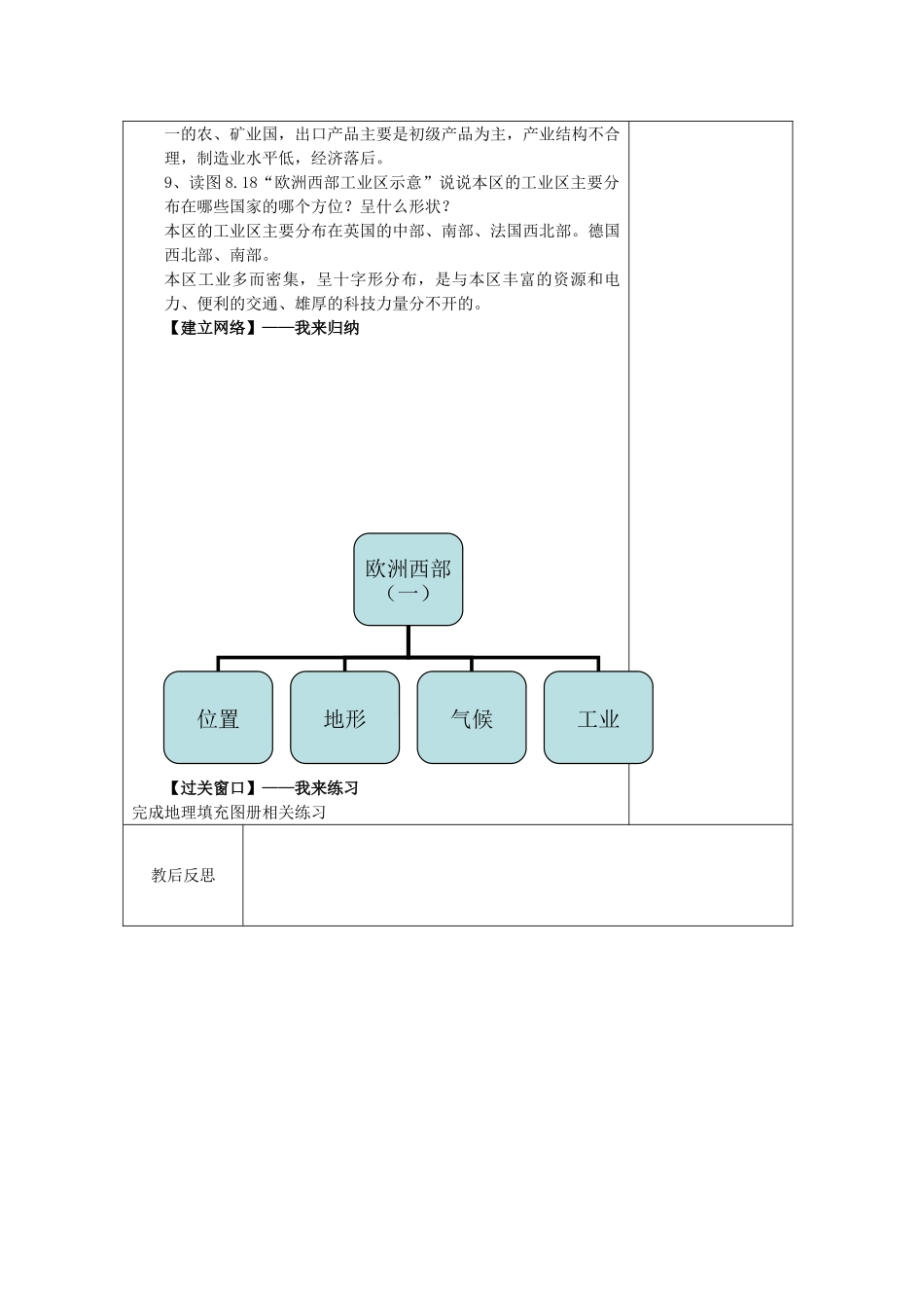 七年级地理下册 第2节《欧洲西部》教案1 新人教版_第3页