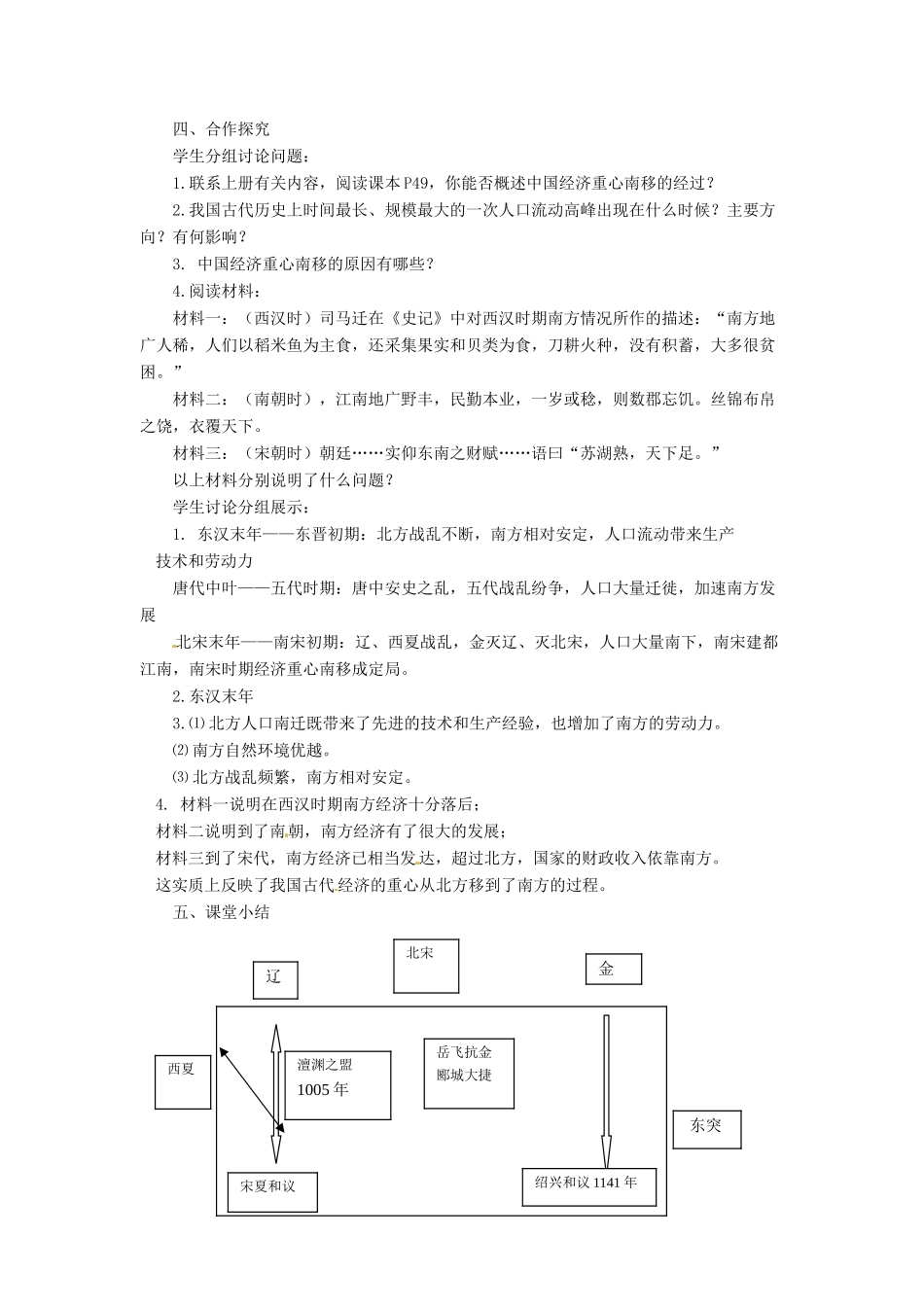 七年级历史下册 9 经济重心的南移教案 华东师大版-华东师大版初中七年级下册历史教案_第2页