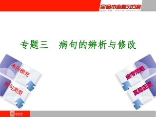 《病句的辨析与修改》