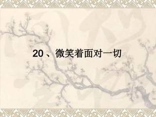 微笑着面对一切1