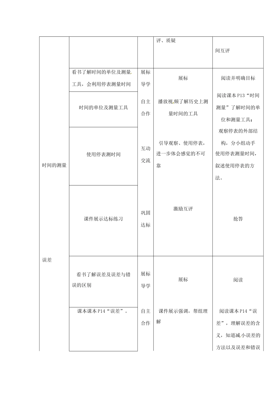 湖北省宜都市红花套镇初级中学八年级物理上册 第一章 第一节 长度时间测量教案 （新版）新人教版_第3页