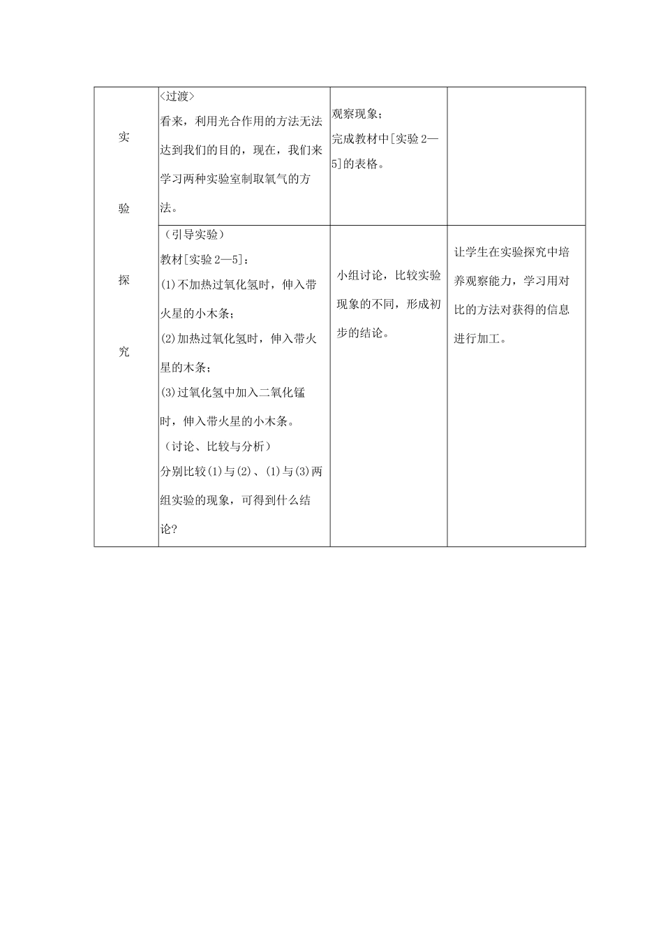 九年级化学 2.3制取氧气教案 人教新课标版_第3页
