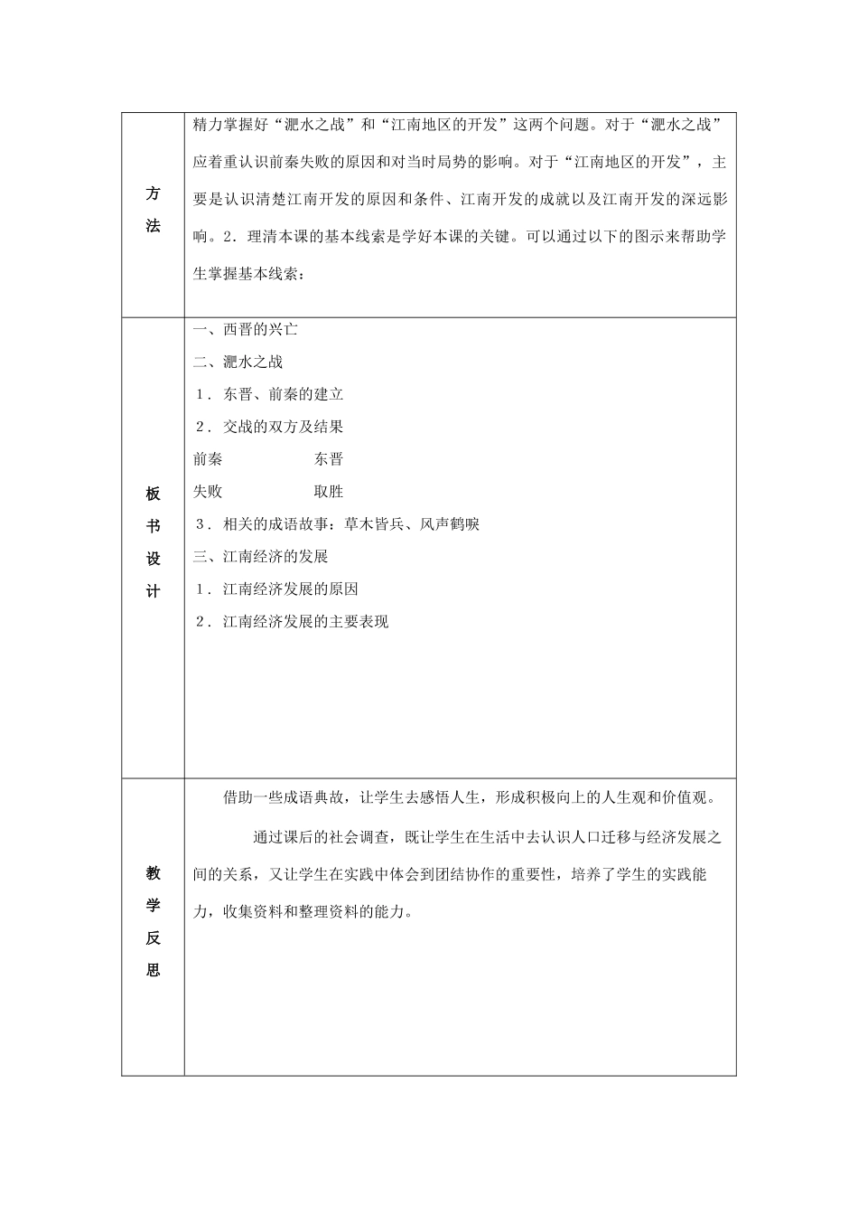 七年级历史上册 第19课 江南地区的开发教案 新人教版 (2)_第2页