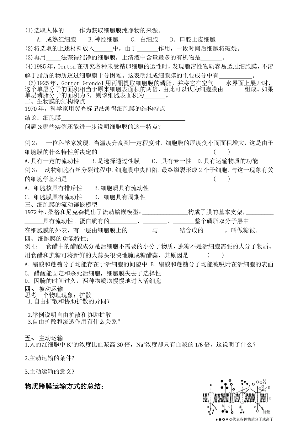 细胞的物质输入和输出2_第2页