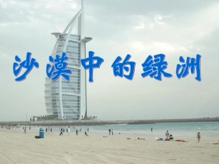 《沙漠中的绿洲》ppt