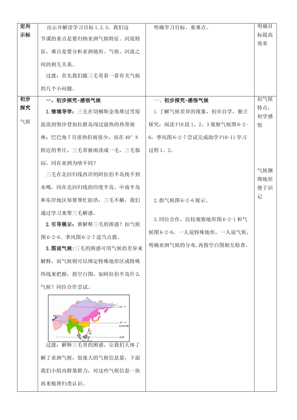 -七年级地理下册 6.2 复杂多样的自然环境（第2课时）优秀教案 （新版）商务星球版-（新版）商务星球版初中七年级下册地理教案_第2页