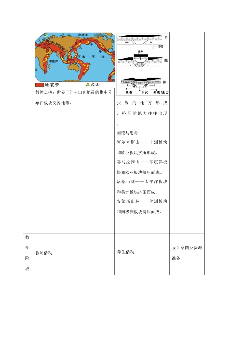 七年级地理上册 第三章 海洋与陆地教案 （新版）商务星球版-（新版）商务星球版初中七年级上册地理教案_第3页