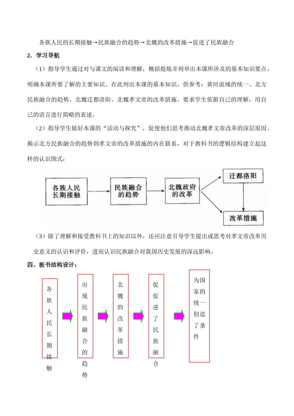 七年级历史北方民族大融合新人教版_第2页