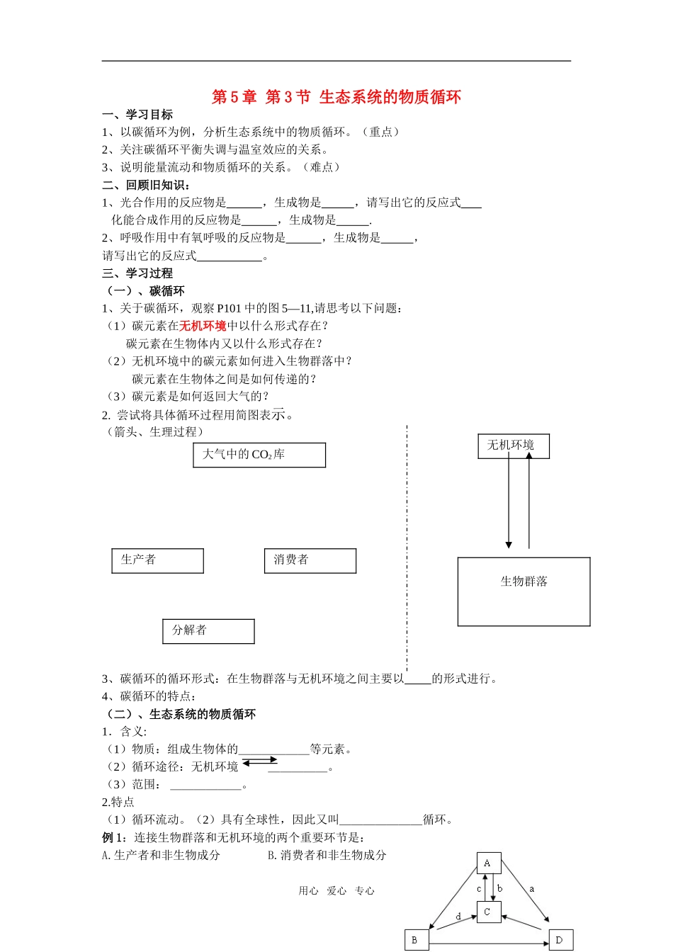 生态系统的物质循环（第一课时）_第1页