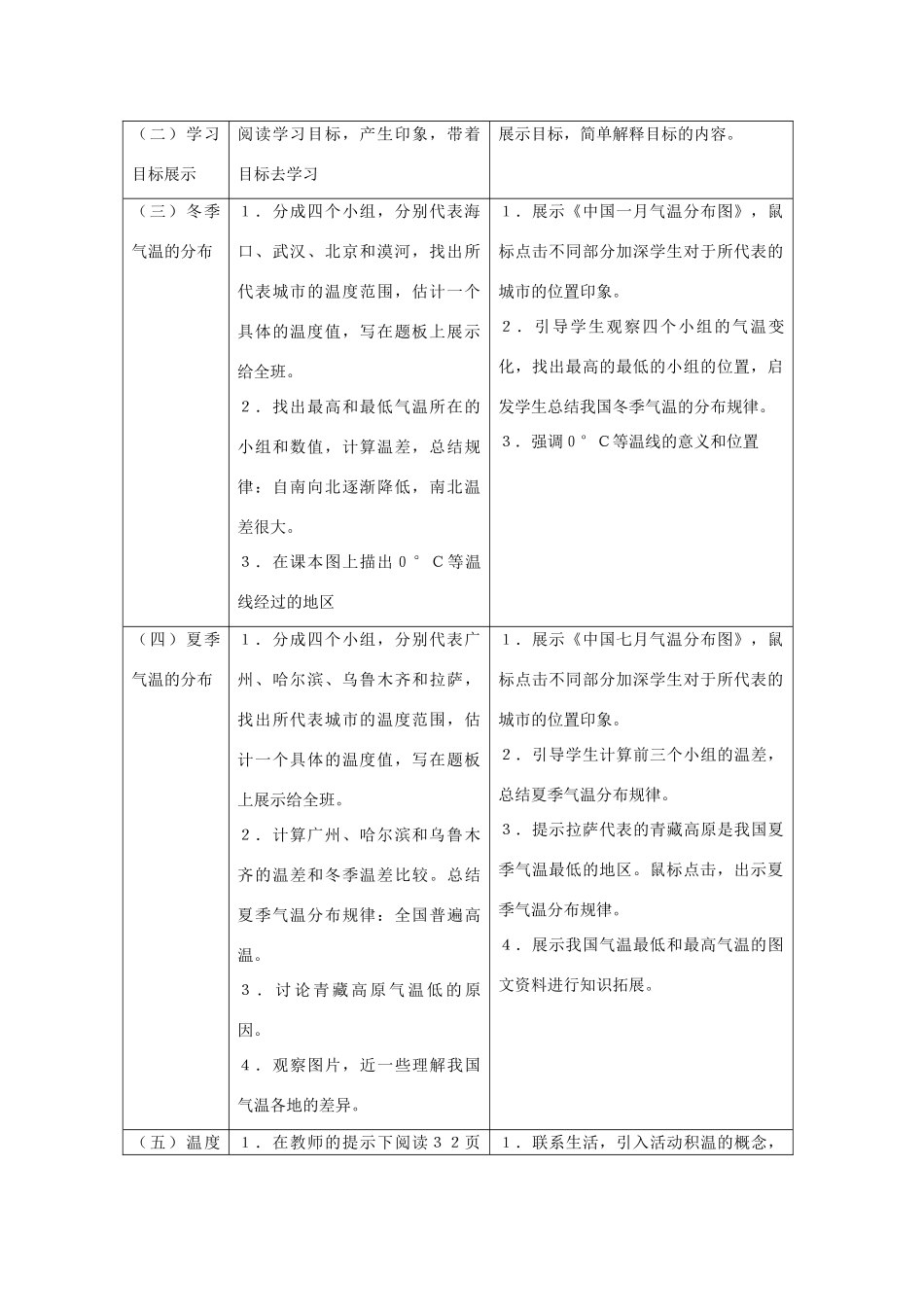 七年级地理上册 3.2气温和降水教案 中图版_第2页