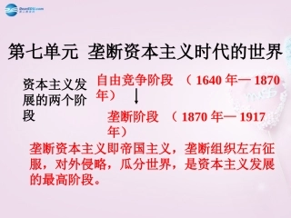 山东省青岛市黄岛区海青镇中心中学九年级历史上册 20 人类迈入“电气时代”课件 新人教版
