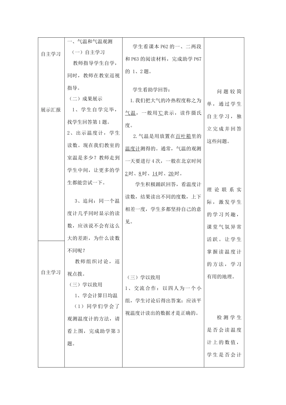 七年级地理上册 4.2 气温的变化与差异（第1课时）教案 （新版）商务星球版-（新版）商务星球版初中七年级上册地理教案_第2页