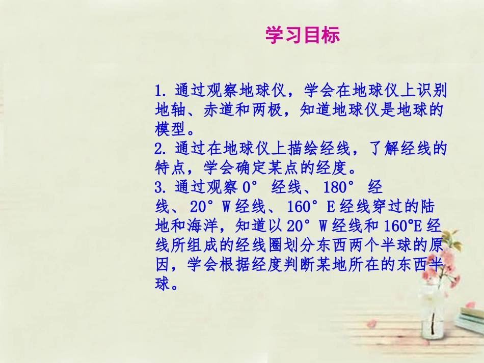 七年级地理上册 1.2地球仪和经纬网（第1课时）课件 （新版）商务星球版_第2页