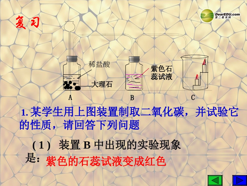 天津市梅江中学九年级化学上册 第六单元 碳和碳的氧化物 课题3 二氧化碳和一氧化碳（第2课时）课件 （新版）新人教版_第3页