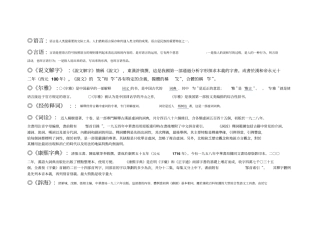 古代汉语名词解释